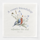 Search for friendship napkins Watercolor