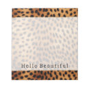 Search for cheetah print notepads For her