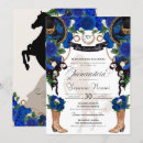 Search for royal blue black birthday invitations Elegant