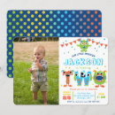 Search for little boy birthday invitations Monster party