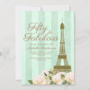 Search for eiffel tower birthday invitations Elegant