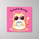 Search for cool cat canvas prints Cute