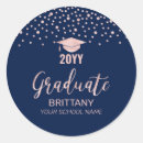 Search for navy graduation stickers High school