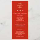 Search for red and gold wedding menus Modern