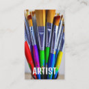 Search for acrylic artist business cards Brush