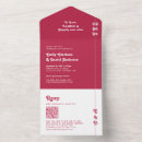 Search for hot pink wedding invitations Retro