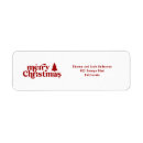 Search for non return address labels Elegant