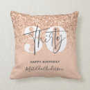 Search for 30th birthday cushions Typography