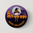 Search for halloween pumpkin badges Kids