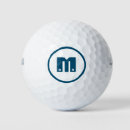 Search for golf balls Typography