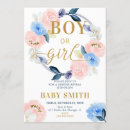 Search for floral gender reveal invitations Shower