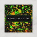 Search for neon orange business cards Professional