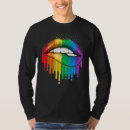 Search for rainbow lips tshirts Lgbt