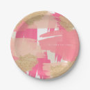 Search for pink and gold plates Party