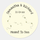 Search for bee couple stickers Meant to bee