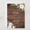 Search for rustic 60th birthday invitations Party