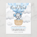Search for navy blue grey baby shower invitations Modern