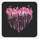 Search for breast cancer butterfly stickers Heart