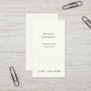 Search for only business cards Minimal
