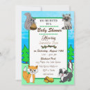 Search for woodland creatures invitations Racoon
