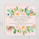 Search for succulent plant wedding invitations Desert