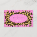 Search for leopard pattern business cards Professional