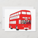 Search for red bus invitations British