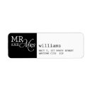 Search for mr mrs return address labels Simple