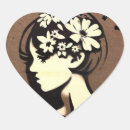 Search for flower hair stickers Brown