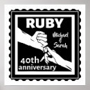 Search for ruby anniversary posters 40th