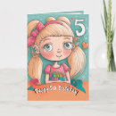 Search for turning five cards Girl
