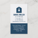 Search for light bulb business cards Contractor