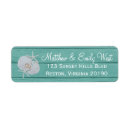 Search for beach rustic return address labels Sand dollar