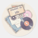 Search for musical design stickers Trendy