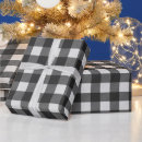 Search for black and white buffalo plaid wrapping paper Lumberjack