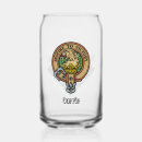 Search for family crest beer glasses Tartan