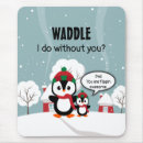 Search for cartoon penguin mouse mats Kawaii