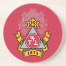 Search for college coasters Fraternity heritage symbol