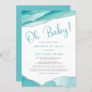 Search for mint green and silver invitations Mother to be