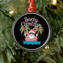 Search for beachy christmas tree decorations Santa