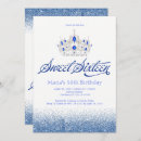 Search for royal blue princess sweet 16 invitations Tiara