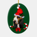 Search for basset hound christmas tree decorations Dogs