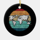 Search for world map christmas tree decorations Vintage