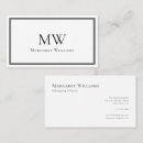 Search for classic business cards Consultant