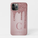 Search for dripping glitter iphone cases Rose gold