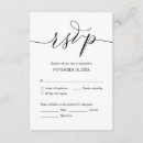 Search for meal selection invitations Black and white