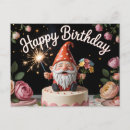 Search for gnome birthday cards Pink