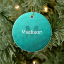 Search for turquoise christmas tree decorations Teal