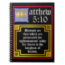 Search for 5 notebooks Christian