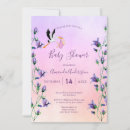 Search for violet baby shower invitations Flowers